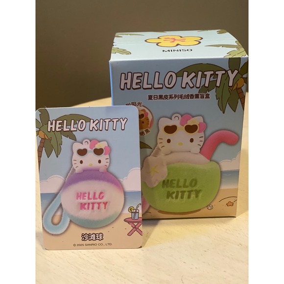 Miniso Other - Hello Kitty Miniso Blind Box Summer Plush Scented Ornament‎ Toy Figure